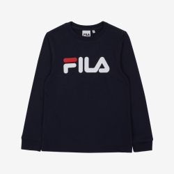 Fila Uno Linear Round - Poikien T Paita - Laivastonsininen | FI-36128